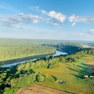 Skrydis oro balionu Birštone